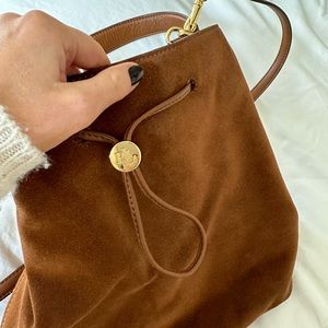 Vintage Ralph Lauren Suede Leather Hobo Bag